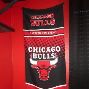 VINTAGE CHICAGO BULLS BANNER